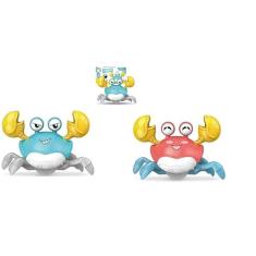 Brinquedo Caranguejo Fujão Sensor Dança Luz Som Eletrônico