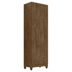 Armário Multiuso New íris 2 Portas Castanho Wood - Moval Castanho Wood