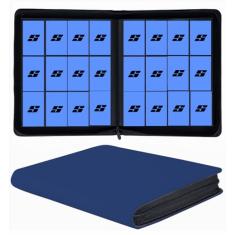 12 Pocket 720 Pockets Trading Card Binder, Ringless Side Loading Card Holder Album, Trading Card Album Fit for YuGiOh, MTG, TCG, Game Cards, Sports, Business Cards (Blue)