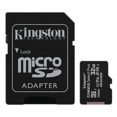 Cartão Micro Sd Kingston 32Gb Canvas Select Plus 100Mb/S Com Adaptador