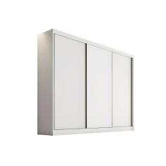 Guarda Roupa Casal 3 Portas de Correr e 6 Gavetas Arezzo Plus Branco - Novo Horizonte