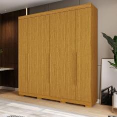 Guarda-Roupa Casal 6 Portas Willow Espresso Móveis Cinamomo
