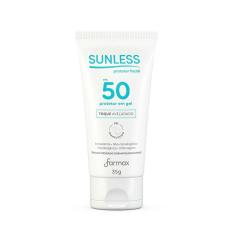 Protetor Solar Facial Gel Fps 50 Sunless Translúcido 35G