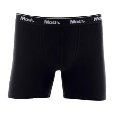 Cueca Boxer Longa Mash Ref. 070.40, GG, Preto