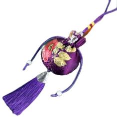 Presente Moda Brinco Case Padrão Flor Borla Ornamentos Carro Retro Jóias Saco Bordado Saco Sachê Moeda Bolsa