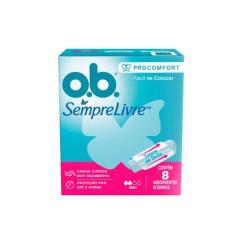 Absorvente Interno OB ProComfort Mini 8 Unidades - O.B