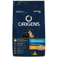 Ração Seca Origens Frango e Cereais para Cães Filhotes Raças Médias e Grandes - 3 Kg