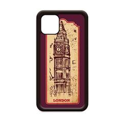 Capa Big Ben England Landmark Flag Mark Pattern para iPhone 11 Pro Max para Apple Mobile Case