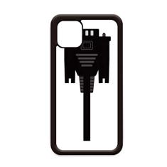 Cabo de tela de exibição preto plugue para iPhone 12 Pro Max capa para Apple Mini Mobile Case Shell