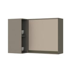 Armário De Cozinha Modulado Canto Reto Connect C/ 1 Porta Duna/cristal - Henn