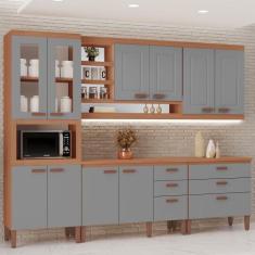 Cozinha Completa Modulada Ester 100% MDF com 2 Balcões independentes 1