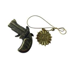 Kit Acessórios de Fantasia Pirata Infantil  arminha + colar - Blook, A