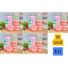 Kit 5 caixas de sabonete Acerola e hibisco - Refrescante - Total 25 un