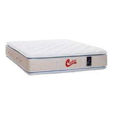 Colchão King Castor Vitagel Super Luxo Pocket Double Face 193X203X36, 