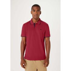 Camisa Polo Básica Masculina Em Piquet Com Bordado-Masculino