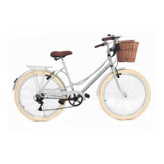 Bicicleta Vintage Retro Food Bike estilo antiga com 6 Marchas-Feminino