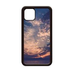 Capa laranja azul-escuro céu nuvens para iPhone 11 Pro Max para Apple Mobile Case Shell