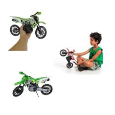 Moto Cross De Brinquedo Grande Mega Realista Trilha Verde