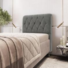 Cabeceira Sirius 90 / Sued Cinza  - ARADECOR