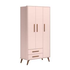 Guarda Roupa Retro Adrano Rosa - CasaH