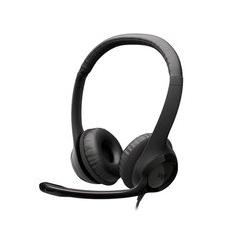 Headset Logitech H390, Controles de Áudio Integrado, Microfone com Redução de Ruído, USB-C, Preto - 981-001575
