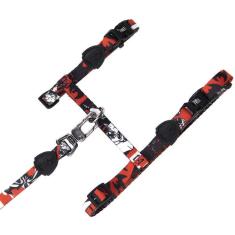 Peitoral com Guia FreeFaro Batman Dark para Gatos - Tam. P