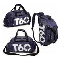 Bolsa Mala T60 Academia Esportes Porta Tenis de Treino Azul
