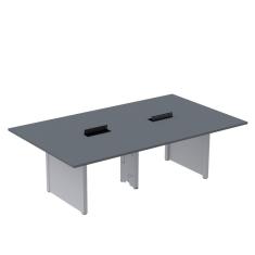 Mesa de Reunião 2400x1200 Mrcpb2412pp Grafito/Cinza