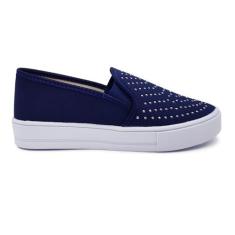 Tênis Feminino Slip On Plataforma Sapatilha Sola Alta K107 - FABRICATA