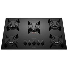 Cooktop U Top 5 Bocas com Mesa de Vidro Atlas, Preto, Bivolt