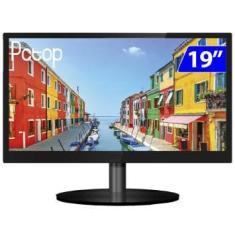 Monitor pctop LED 19P hdmi vga Vesa - MLP190HDMI Bivolt
