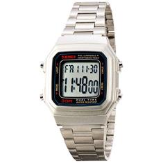 Relógio Esportivo Digital, Skmei, Unissex, 1337, Prata