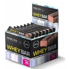 Whey Bar cx c/ 24 unidades - Probiótica-Unissex