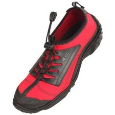 Tênis Anfibius Pro Híbrido para Trilha Praia Cachoeira Jetski Pesca Academia Esportes Preto - 44-Unissex