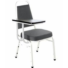 Cadeira Universitária Empilhável Linha Hotel Plus Marrom