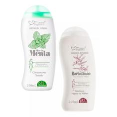 Kit Sabonete Íntimo Óleo de Menta + Sabonete Íntimo Com Sassafrás e Ma
