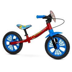 Bicicleta Balance Bike Nathor Infantil Spider Man 2 Aro 12