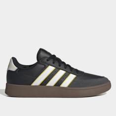 Tênis Adidas Breaknet Masculino, Preto, Marrom, 38