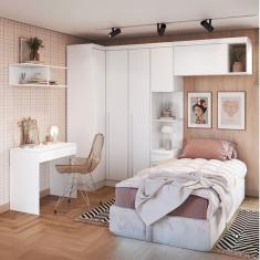 Guarda-Roupa Modulado 6 Peças Infinity Branco Line