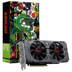 PCYES PLACA DE VIDEO NVIDIA GEFORCE RTX 2060 GDDR6 6GB 192 DUAL FAN - FULL SIZE- GRAFFITI SERIES – PA2060RTX6GDF –