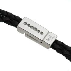 Pulseira Vl Accessoires Revestida Em Ródio