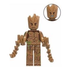 Boneco Blocos De Montar Growing Groot Vingadores Guardiões