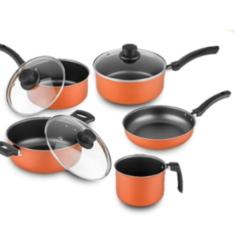 Conjunto Panelas Antiaderente Santiago 5 Peças