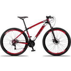 Bicicleta Aro 29 Dropp Race 24 Vel Câmbio Traseiro Shimano Freio a Disco Bike MTB Alumínio