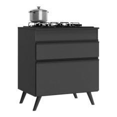 Balcão Cozinha para Cooktop 70 cm 1 Porta 1 Gaveta Veneza Multimóveis 