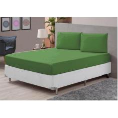 Jogo De Lençol Cama Casal 3 Peças Cama Box Charmoso Todas As Cores - G