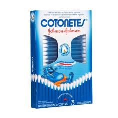 Hastes Flexíveis Johnson & Johnson Cotonetes 75 unidades