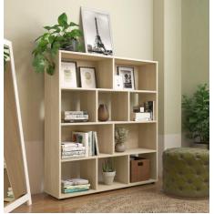 Estante de Livros 91cmx109cm 10 Nichos Book - Artely