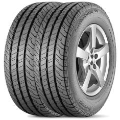 Kit 2 Pneu Aro 14 Continental 165/70r14c 89/87r Vanc100