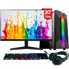 Computador Gamer completo 2Eletro Chroma, Intel Core i7, 16GB RAM, SSD
